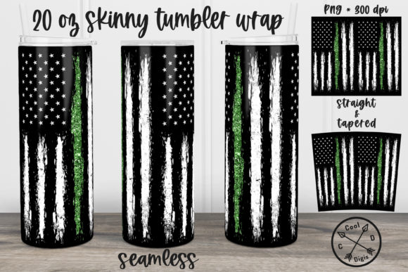 American Flag 20oz Skinny Tumbler Wrap: Elevating DIY Sublimation Projects