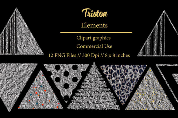Elevating Digital Design Workflows with Triston Brush Stroke Clipart Elements