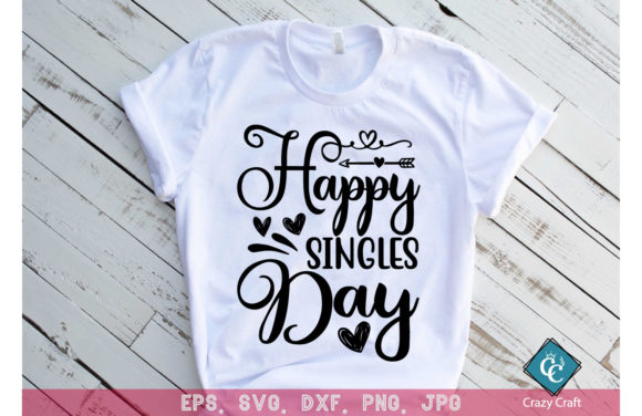 Happy Singles Day: Funny Valentine Design
