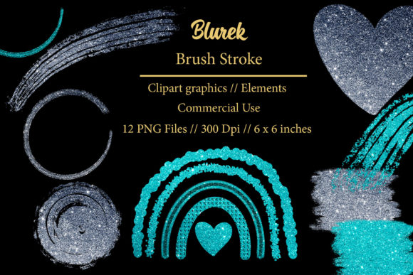 Integrating Blurek Brush Stroke Clipart Element into Your Creative Workflow
