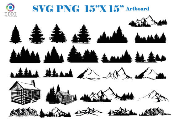 Integrating Mountains Silhouette Assets into Professional Design Workflows