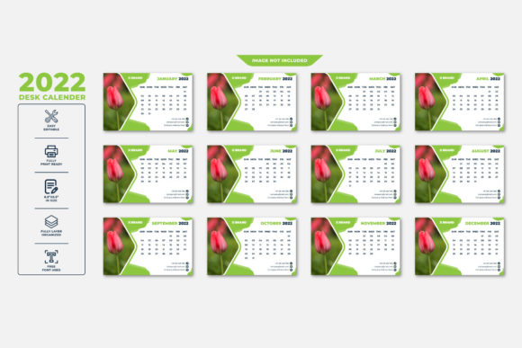 Modern 2022 Desk Calendar Design: Elevating Your Workspace with Style and Functionality